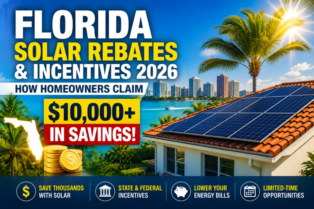 Florida solar rebates and incentives 2026 for homeowners