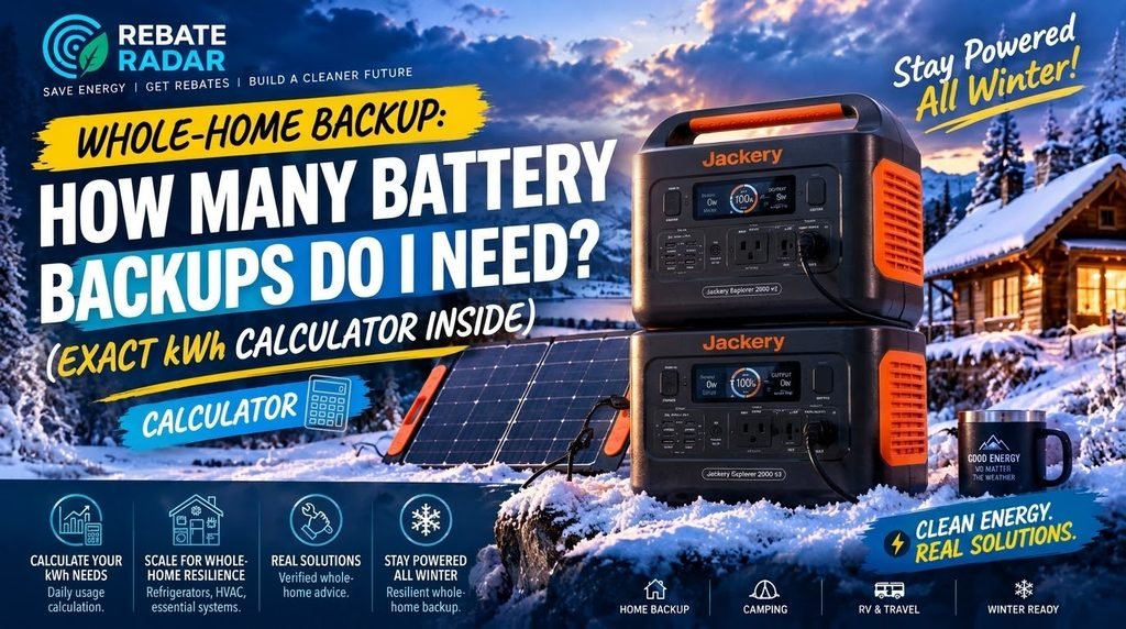 how many battery backups do i need for a whole house
